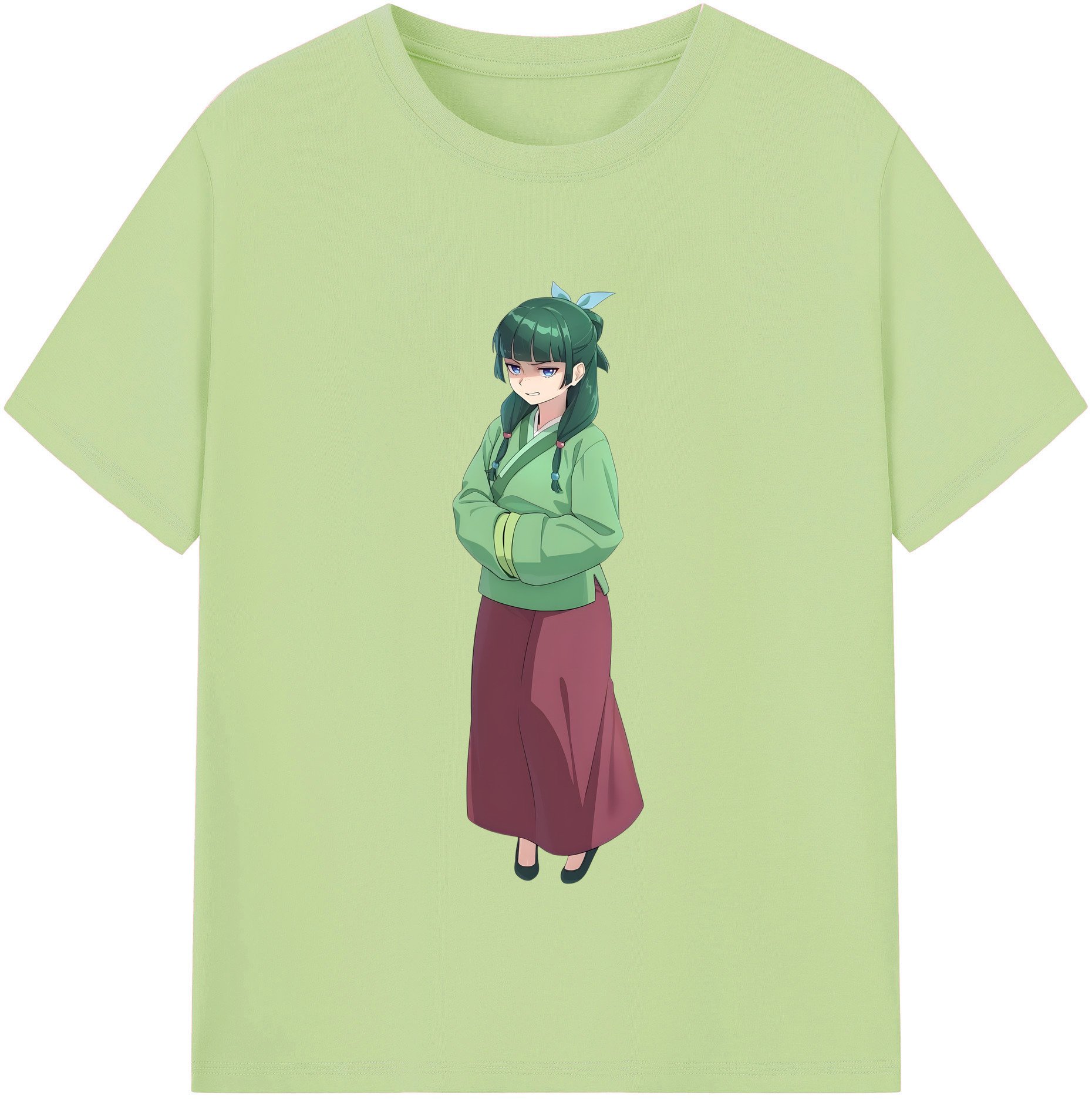 （画像用） 薬屋のひとりごと The Apothecary Diaries 綿100％半袖Tシャツ（フロントプリント）